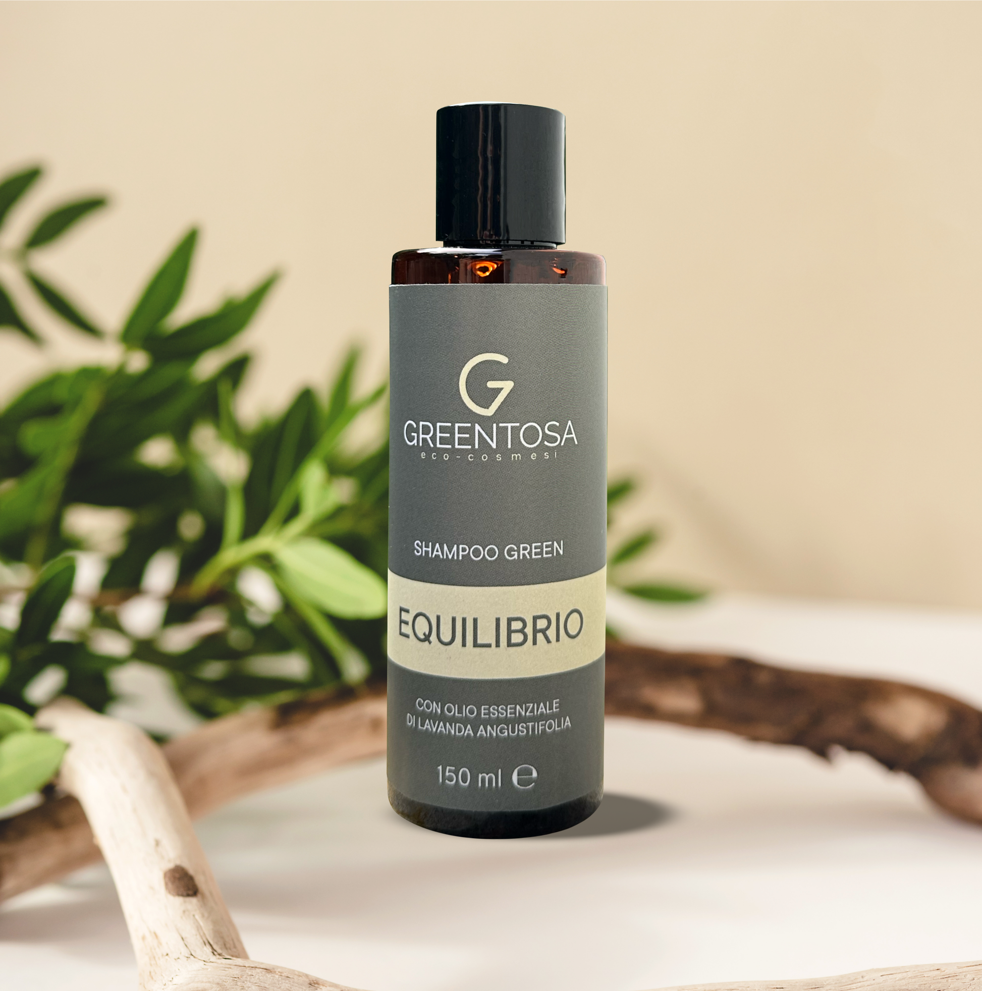 Dettaglio shampoo naturale Equilibrio