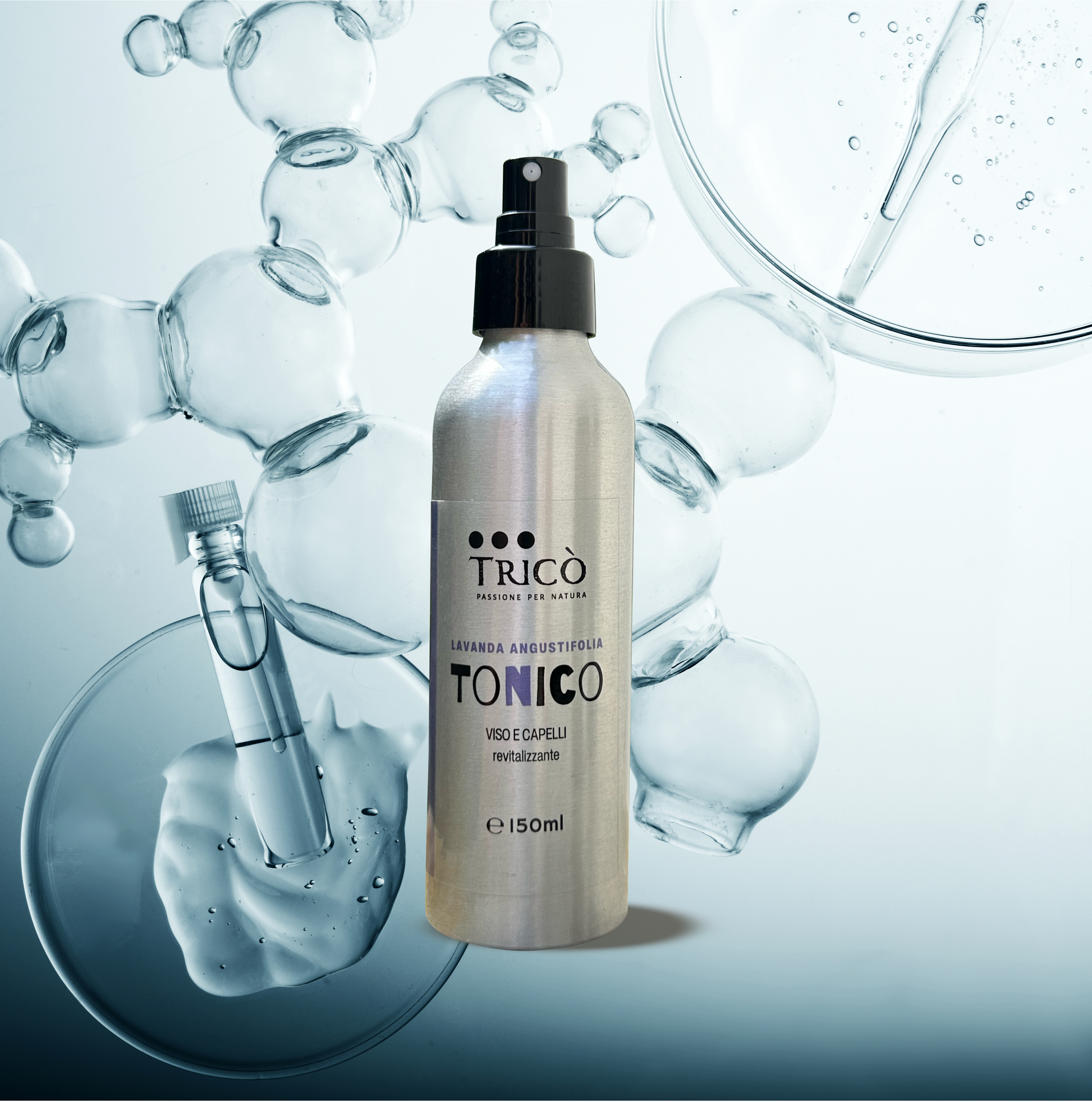 Flacone tonico lavanda naturale