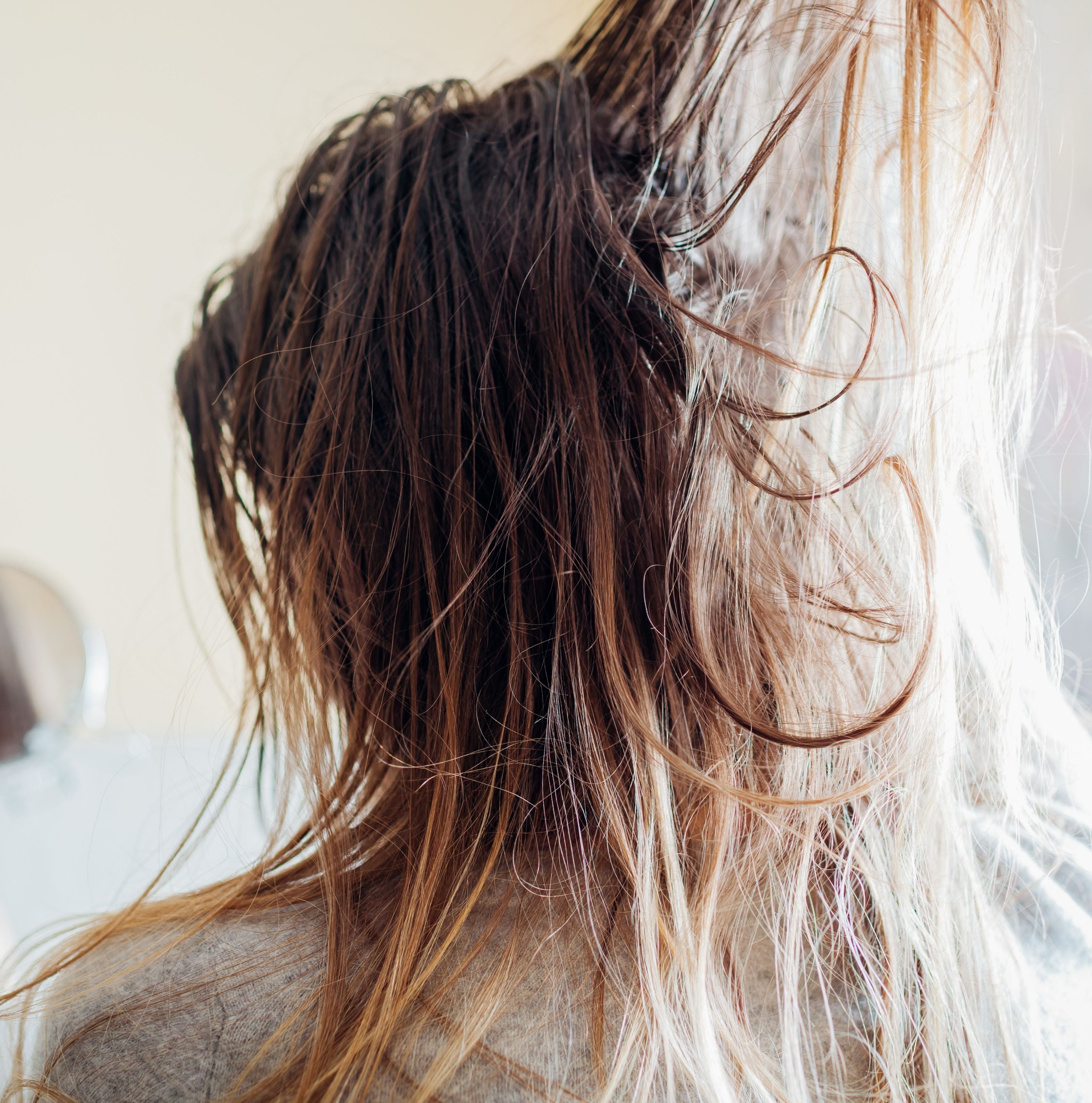 capelli stressati da lavaggi frequenti