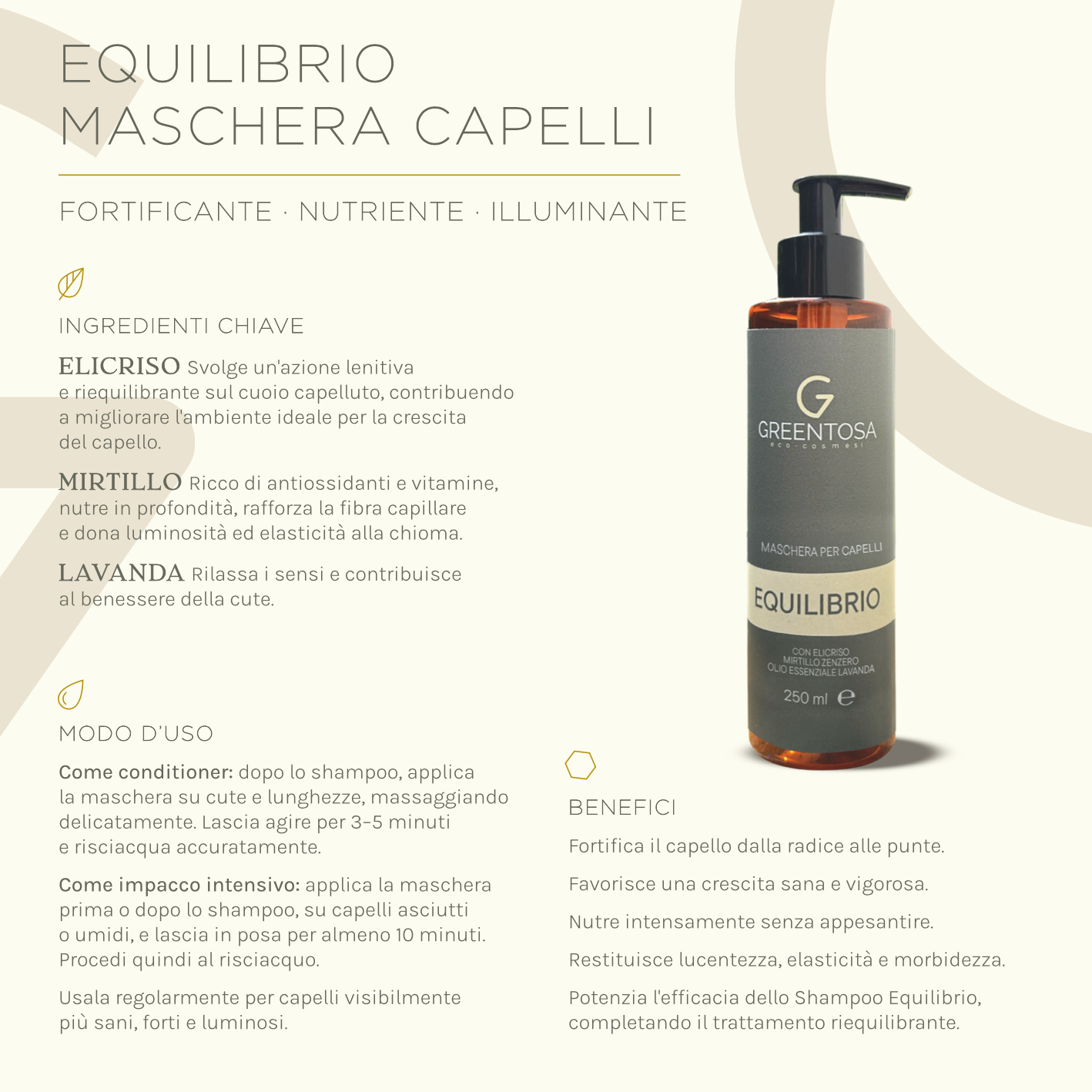 Equilibrio Maschera Capelli
