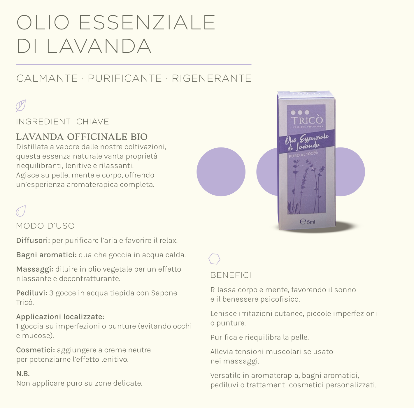 OLIO ESSENZIALE DI LAVANDA